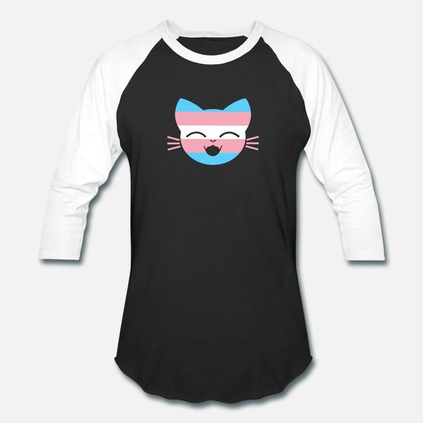 

trans cat flag t shirt men print short sleeve round neck pictures famous fashion summer style cool shirt