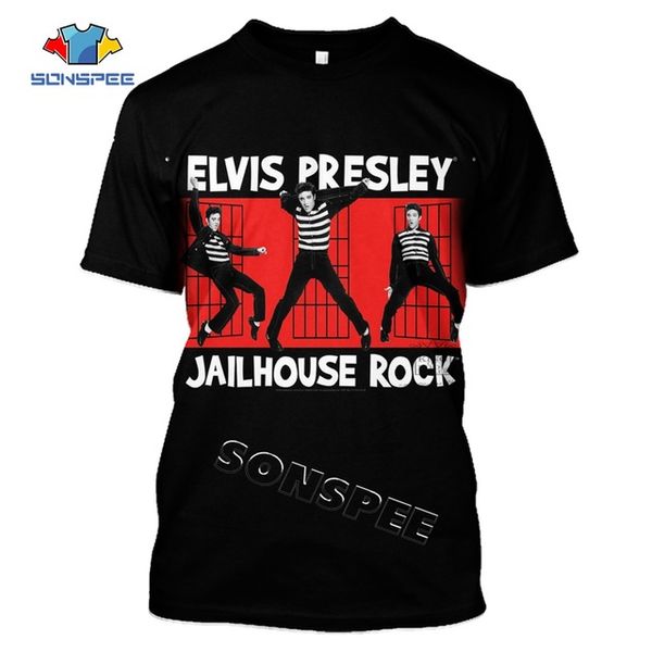 

summer homme pullover elvis presley the king men 3d print shirts kawaii oversized hippie men clothing