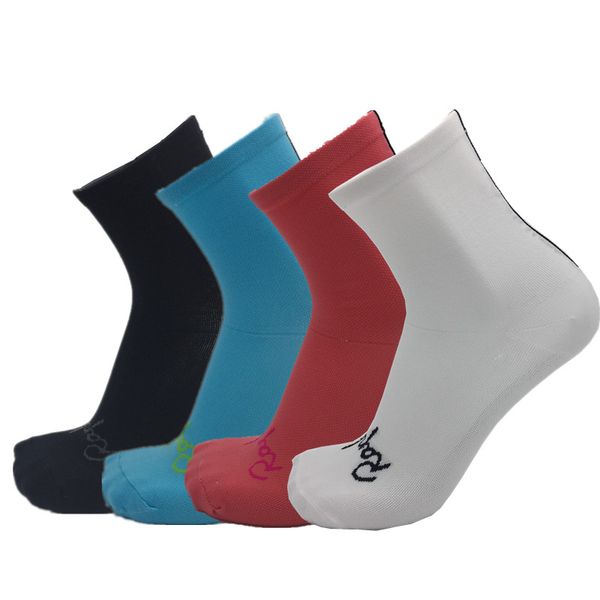 

professional brand cycling sport socks protect feet breathable wicking socks cycling bicycles, Black