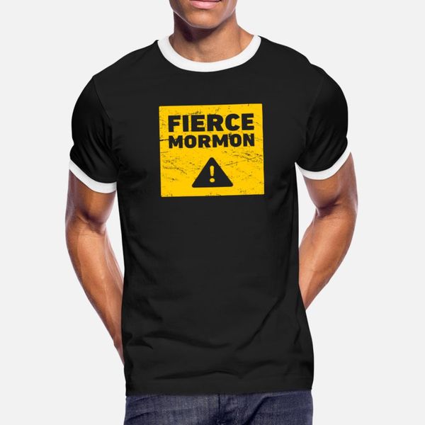 

fierce mormon lds t shirt men custom 100% cotton size s-3xl formal sunlight funny casual spring autumn natural shirt