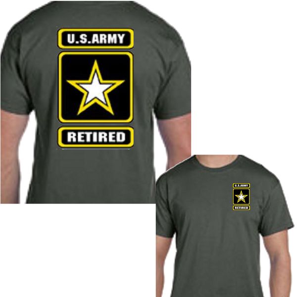 

u.s. army retired military forces infantry tee t shirt gift new