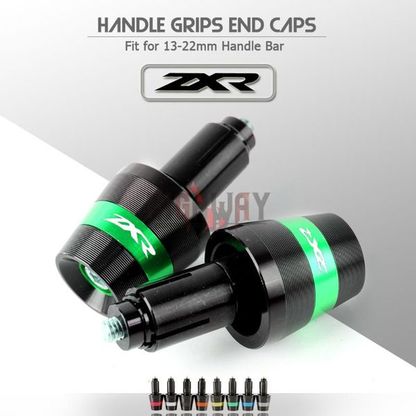 

cnc 7/8" 22mm aluminum alloy handlebar handle bar end grips weight plugs cap for zxr400