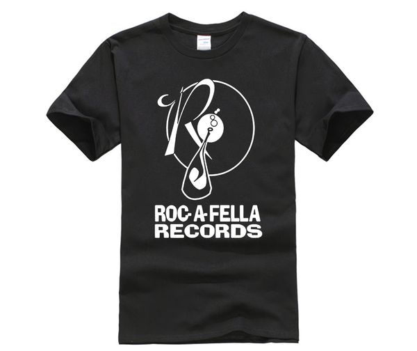 

горячая новая летняя мода t shirts 100% хлопок печати для печати crew neck rocafella отчеты логотип короткие рукава-tee