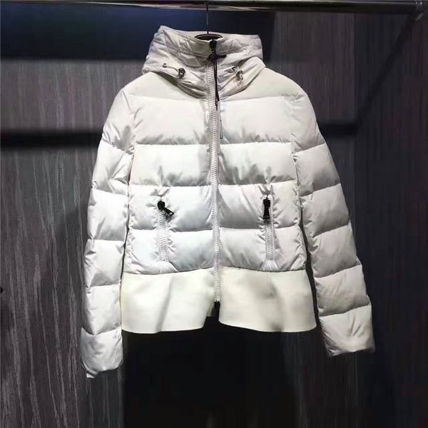 

90% high standard white duck down coat short fashionable warm down jacket women winter jacket coat female, Black;white