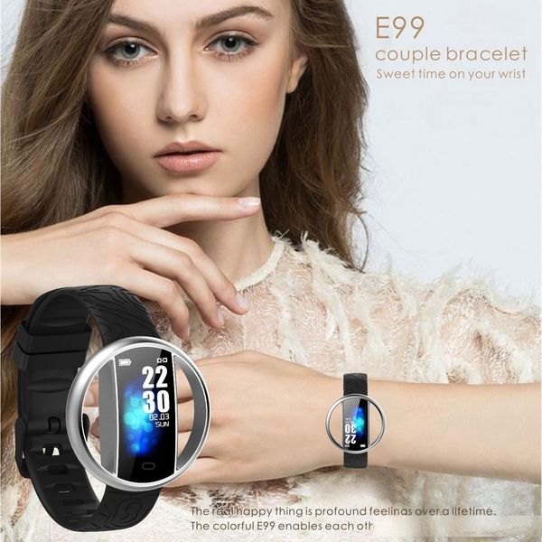 

cgjxs 2019 new e99 smart watch band bracelet heart rate sleeping monitor fitness tracker smart watch for ios android
