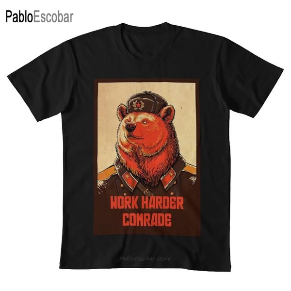 

work harder comrade t shirt work harder comrade soviet bear work harder comrade soviet bear meme funny humor