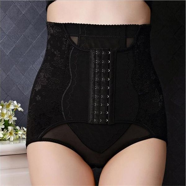 

women slim shaperwear control panties breathable thin waist cincher corset body shaper tummy bustiers hooks shaperwear plus size, White;black