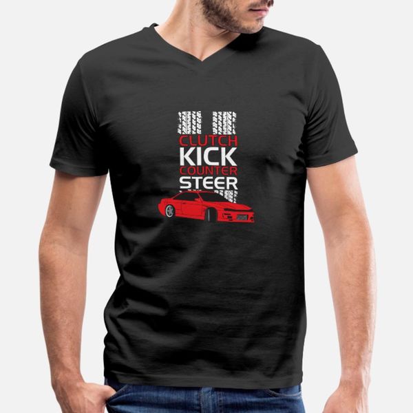 

clutch kick drift whi t shirt men designer 100% cotton plus size 3xl standard famous funny spring leisure shirt