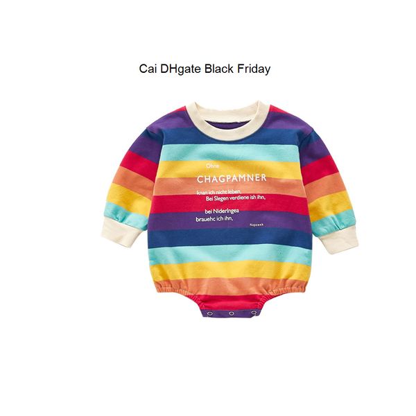 

baby boys girls rompers infant clothes rainbow long sleeve rompers cotton jumpsuit spring autumn baby clothes outfits, Blue