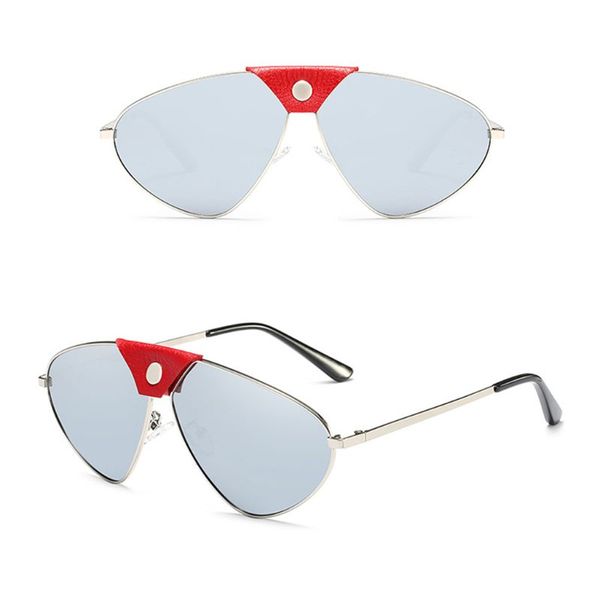 

personality personality polarized sunglasses metal frame charms sun glasses outdoor fashion trend brand designer uv400, White;black
