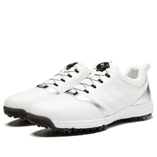 

men golf shoes waterproof sports shoes knobs buckle outdoor breathable anti-slip golf training sneakers