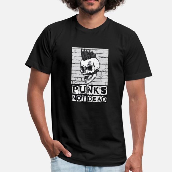 

punk is not dead t shirt men customized short sleeve s-3xl fit cute comical summer cool shirt