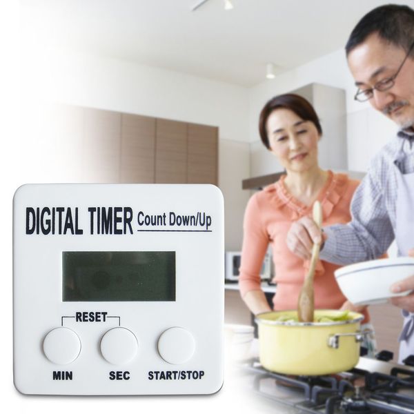 

count up kitchen square timer cooking countdown alarm baking lcd digital
