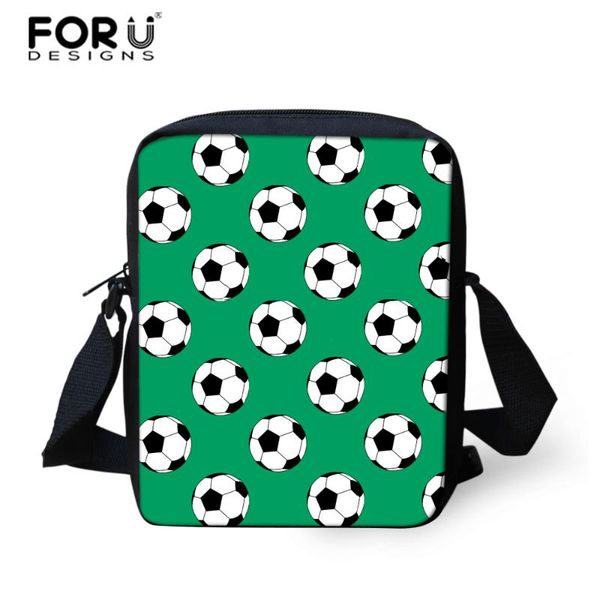 

forudesigns мужская мода crossbody сумки soccers печать мини-сумка для детей студенты footballs satchel kid закрылков