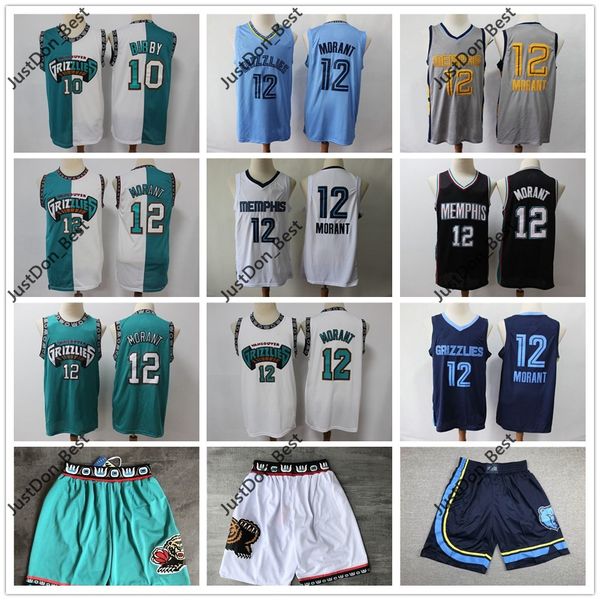 

mens 13 jaren jackson jr. 12 ja morant green vancouver memphis grizzlies vintage jersey 10 mike bibby hwc basketball jerseys, Black;red