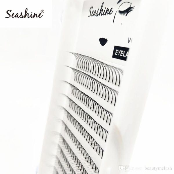 

false eyelashes seashine lashes premade volmue fans long stem extension russia volume individual mink