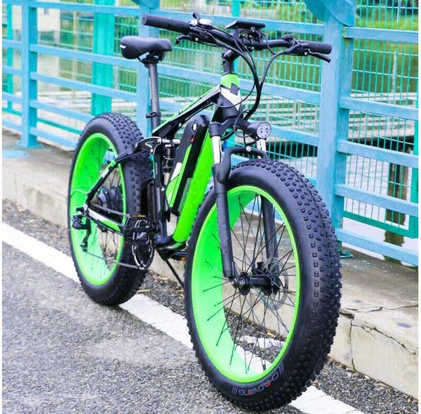 

2020/new arrival sale electric bike snowmobile atv 27 speed disc brake lithium battery 4.0 wide wheel moped, Silver;blue