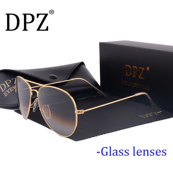 

2020 dpz sunglasses lenses glass women uv400 sun rayeds 3025 mirror g15 58mm gafas brand gradient glasses lj200828 men vqcsv