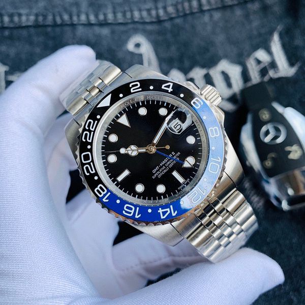 

four styles mens watch 316 fine steel automatic movement montre de luxe men watches 40mm orologio di lusso a3, Slivery;brown