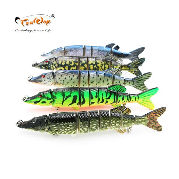 

teeway 1pcs fishing wobblers lifelike fishing lure pesca swimbait pike muskie hard lure crankbait isca artificial bait 20cm 66g