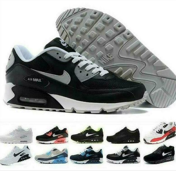 

2020 air classic 90 men womens casual shoes 90 max 90s sneakers surface breathable black red white running sport athletic trainers