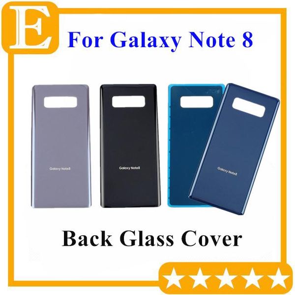 

cgjxsnew battery door back glass cover housing with adhesive sticker replacement for samsung galaxy note 8 n950 n950a vs n950t n950v n950p 1
