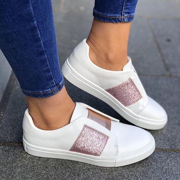 

women walking shoes outdoor sports sneakers 2020 patchwork skateboarding shoes slip on light casual flats zapatillas mujer