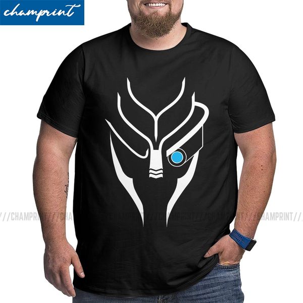 

men mass effect garrus t shirts pure cotton vintage plus size tees unique big tall t-shirts