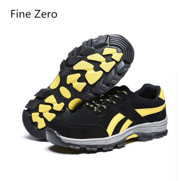 

big size steel toe cap sneakers safety shoes mountain breathable outdoor hiking boots puncture proof protection footwear