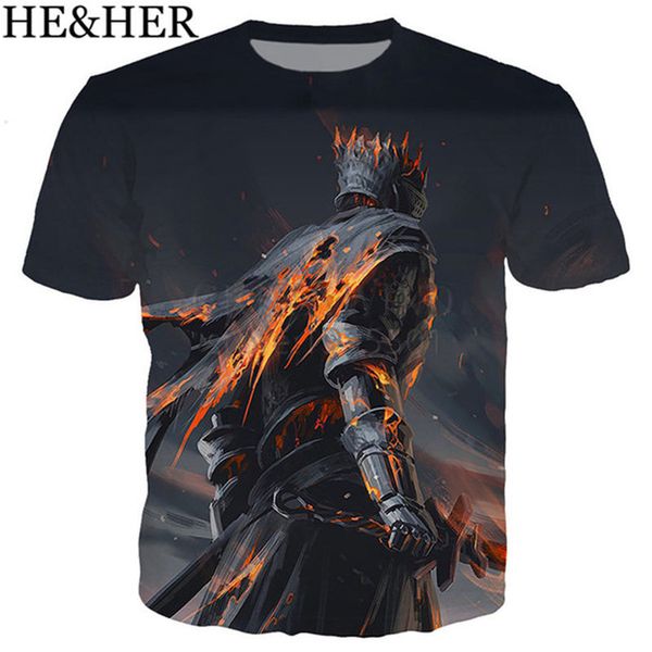 

arrival game dark soul 3d print shirts comics comics horror men clothing