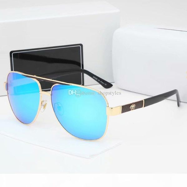 

excellent quality sunglasses men women pilot sun glasses metal frame driving glasses reflective coating eyewear uv400 protection goggle, White;black