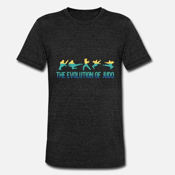 

evolution of judo retro martial art gift t shirt men printing tee shirt s-xxxl clothes anti-wrinkle breathable spring normal shirt