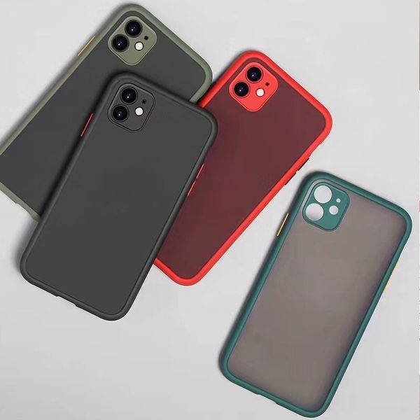 

luxury shockproof case silicone translucent case for iphone x xr xs max phone cover for iphone 11 pro max 7 8 plus case