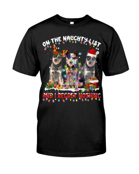 

men t shirt australian cattle dog - naughty list(11) women tshirts