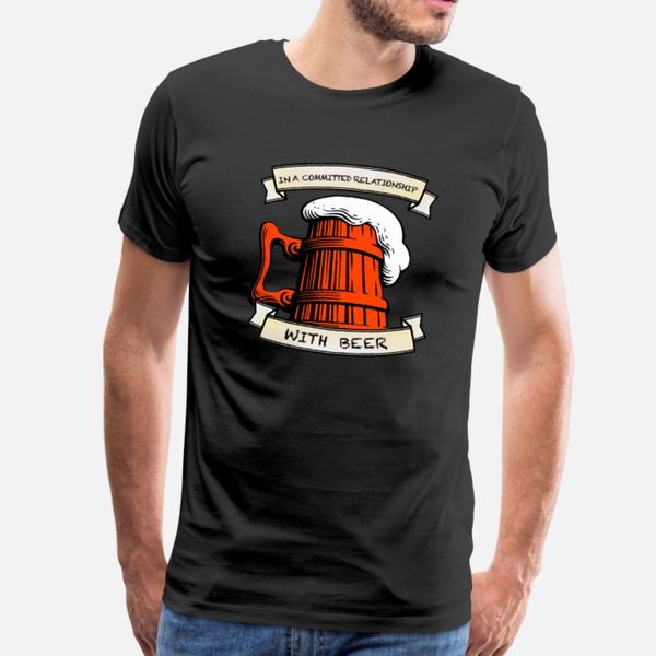 

в отношениях с пивные тенниски мужчин customize майки евро размер s-3xl уникального fit смешной summer style trend рубашка