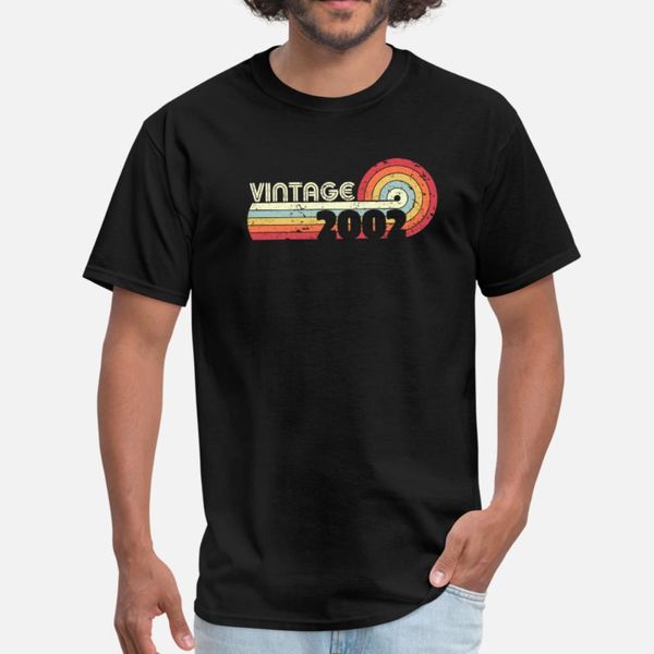 

18th birthday gift print classic, vintage 2002 t shirt men create cotton euro size s-3xl fit fit authentic spring family shirt