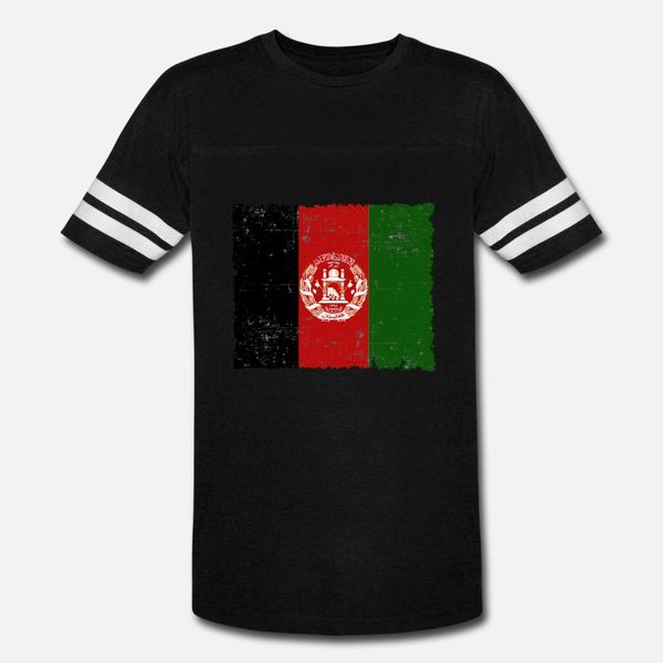 

afghanistan flag used look vintage gift idea t shirt men printing cotton round neck natural interesting comical spring autumn original