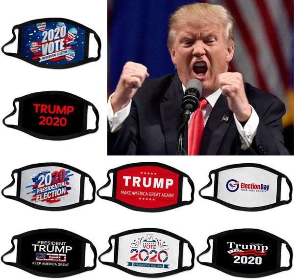 

designer presidential trump election protective black mask trump reusable print 2020 face mask masks face campaign dustproof mouth bvlq