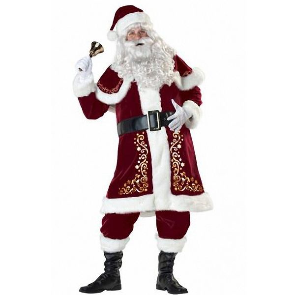 

sell plus size rubie's deluxe velvet santa claus christmas costume