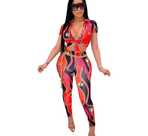 

women sets summer tracksuits print pants suit two piece set night club party outfits sporty casual 2 pcs street 1037, Gray