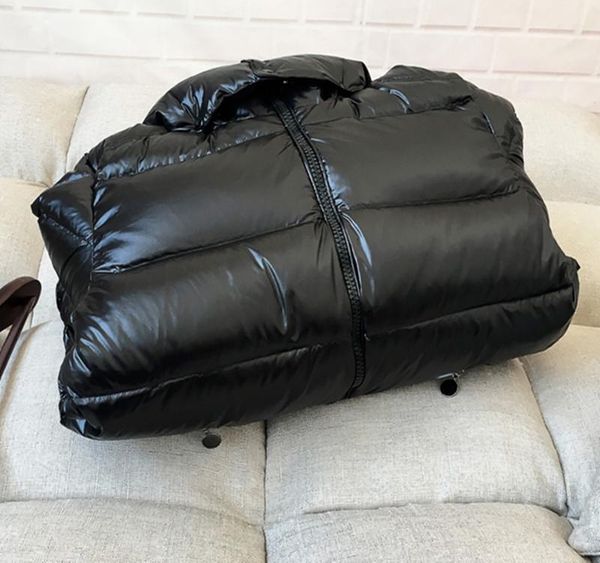 

winter down jacket men thick warm ultralight 90% white duck down coat male hooded mens clothing casual outwear003, Black