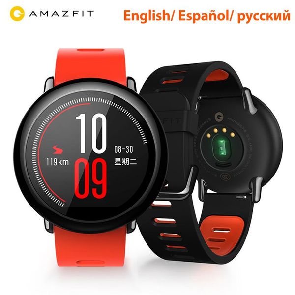 

cgjxshuami amazfit fitness tracker smartwatch amazfit smart watch bluetooth gps information push heart rate intelligent monitor
