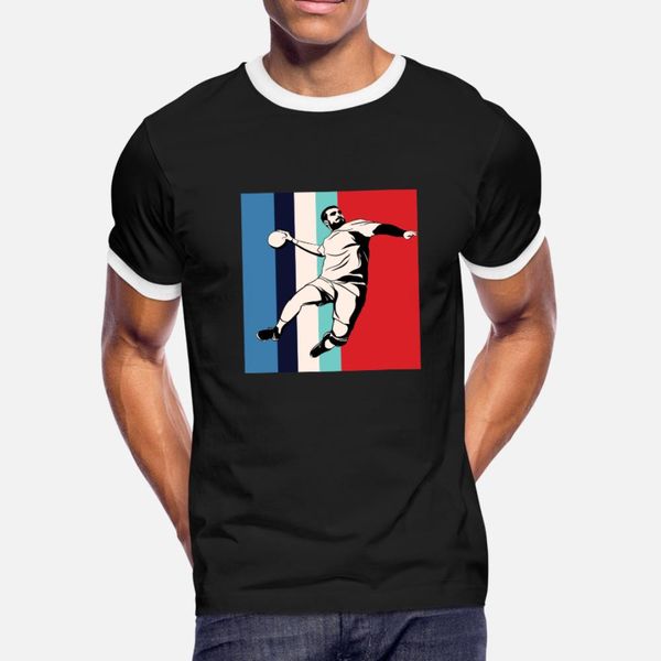 

гандбол тенниски мужчину дизайнер майк crew neck письмо подарки мода весна семьи рубашка