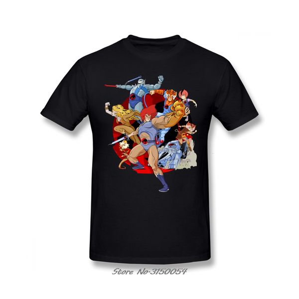 

новый thundercats футболка thundercats tshirt printed tshirt мужчины высокий хлопок с коротким рукавом основные tshirt аниме тройники hip ho