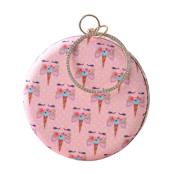 

kingluck women's shiny pu cartoon design evening clutch bags wedding purse