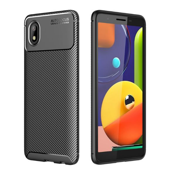 

carbon fiber shockproof cover slim fit soft tpu gel case for samsung galaxy a01 core m01 m51 m31s a21s a21 a31 a11 a51 a71 5g a81 a91