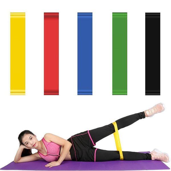 

5 pcs / set elastic resistance band latex pull band sports fitness yoga resistance fitness belt tension belt strength train