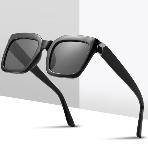 

mens rectangle sunglasses fashion design square sun glasses driving sun glasses mirror shades eyewear uv400 gafas, White;black