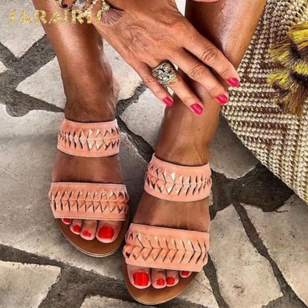 

sarairis fashion new 2020 ins dropship shoes woman slippers female slip on casual concise summer slippers women shoes, Black