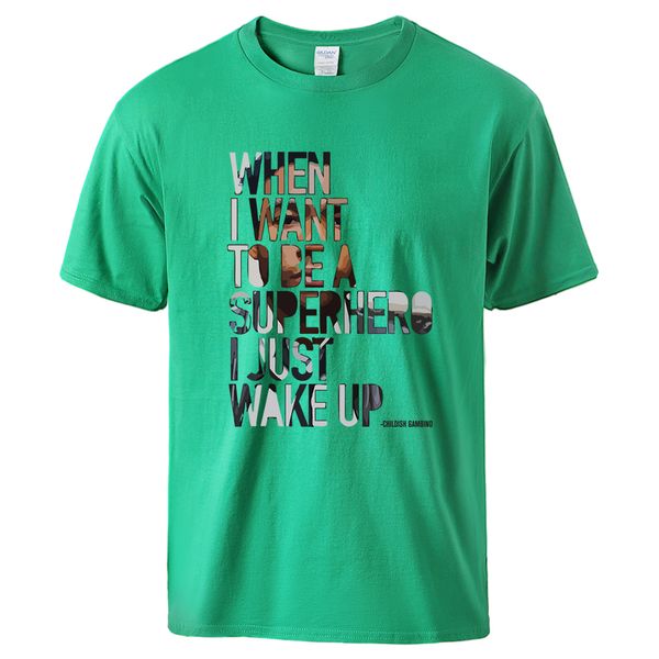 

when i want to be superhero mens hip hip t shirt 2020 man summer short sleeve cotton tshirt male casual loose work out black tee